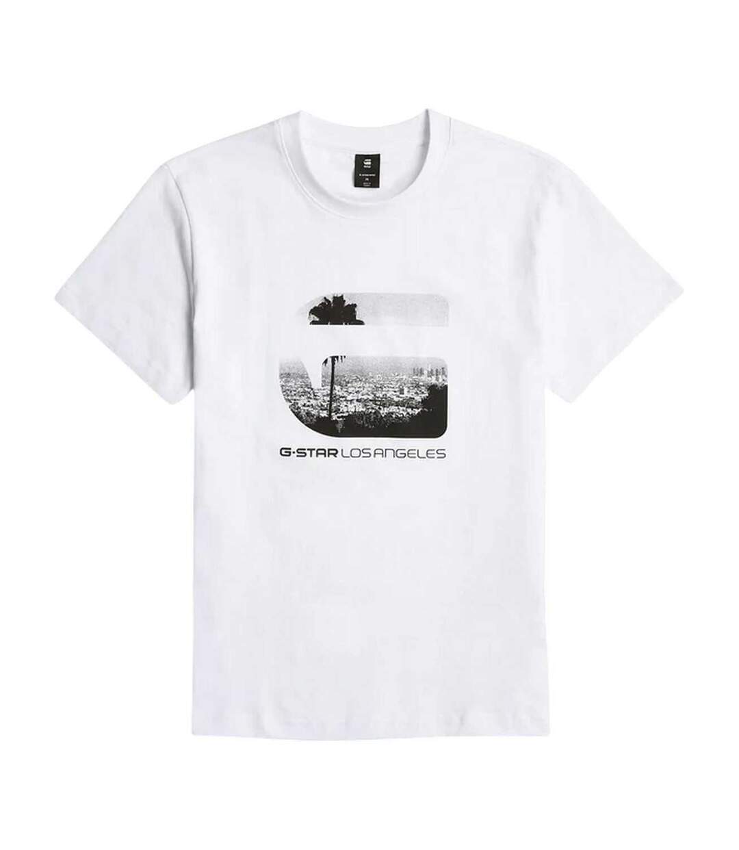 Mens Los Angeles T-shirt White G-Star-1