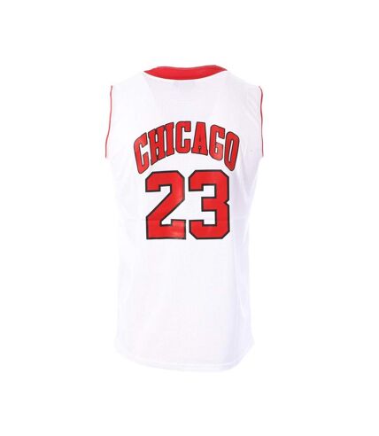 Chicago 23 Maillot de basket Blanc Homme Sport Zone - L