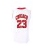 Chicago 23 Maillot de basket Blanc Homme Sport Zone - L