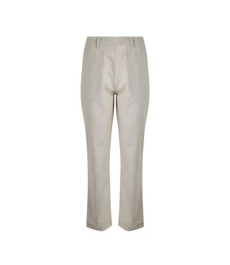 Womens/ladies malorri organic cotton trousers stone Weird Fish