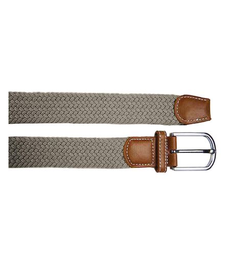 Asquith & Fox Mens Woven Braid Stretch Belt (Slate) - UTRW4913