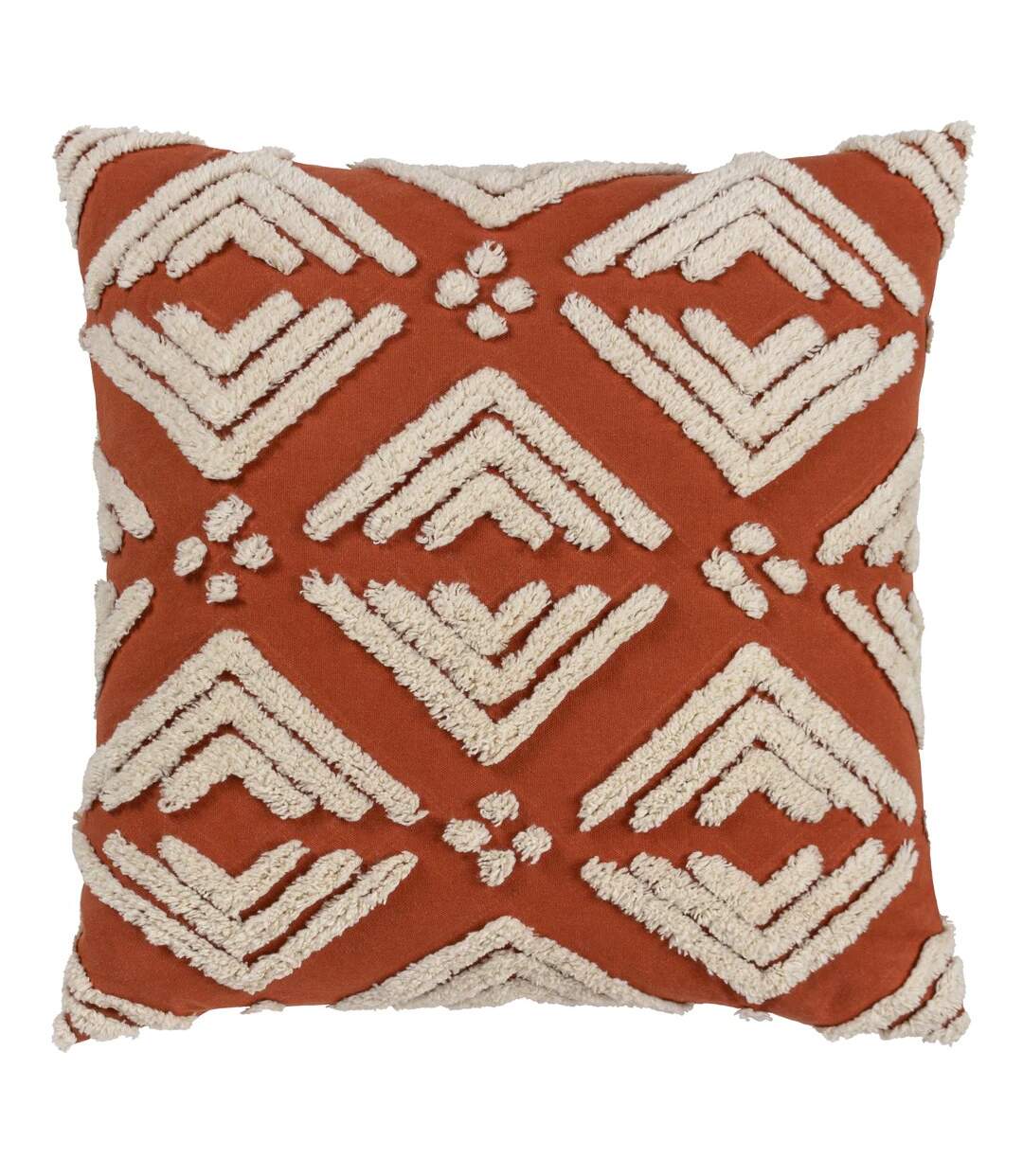 Taya tufted cushion cover 50cm x 50cm pecan Yard