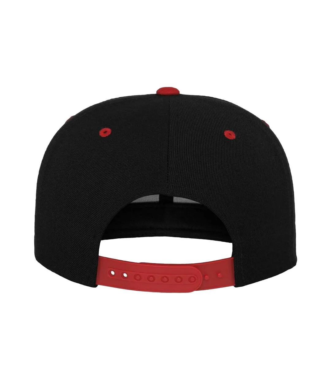 Classic Two Tone Cap Black Red Flexfit-2
