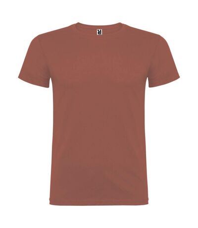 T-shirt beagle homme rouge orangé Roly Roly