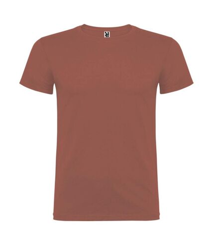 T-shirt beagle homme rouge orangé Roly Roly