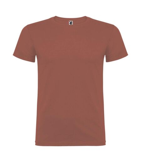 T-shirt beagle homme rouge orangé Roly Roly