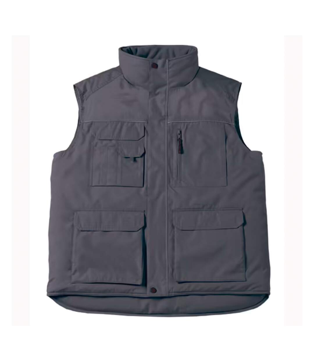 Veste Sans Manches Expert Pro Adulte Gris Foncé Uni B&C-1