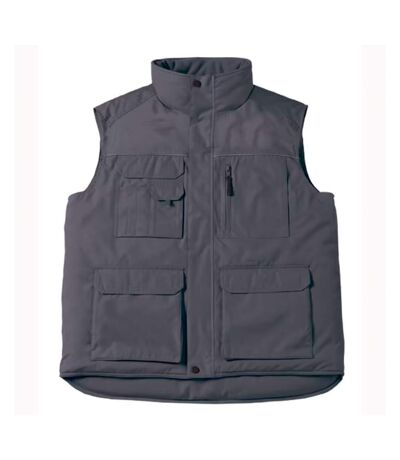 Veste Sans Manches Expert Pro Adulte Gris Foncé Uni B&C