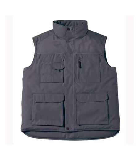 Veste Sans Manches Expert Pro Adulte Gris Foncé Uni B&C