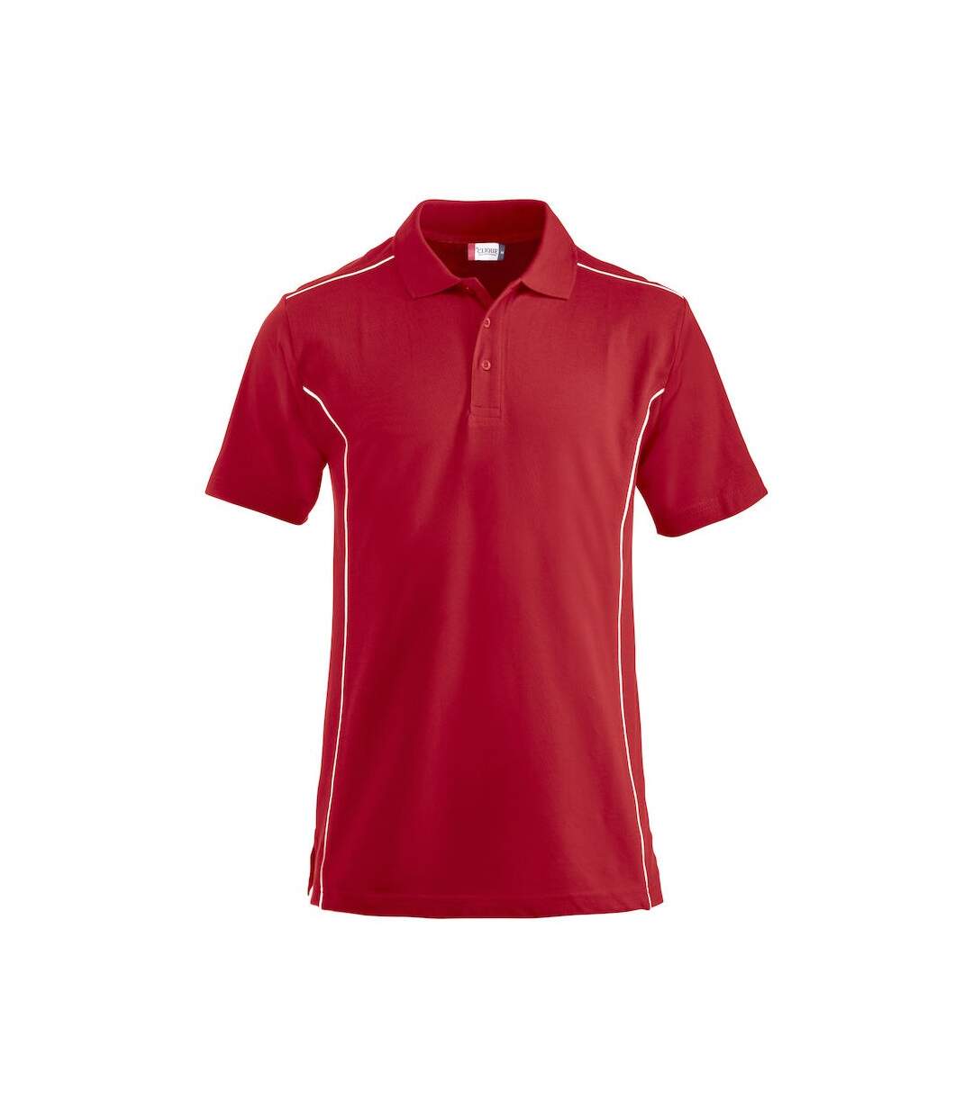 Clique Mens New Conway Polo Shirt (Red)