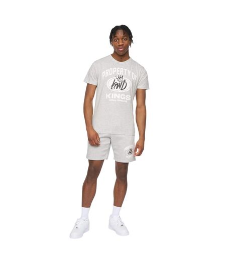 Mens prop t-shirt grey marl Kings Will Dream