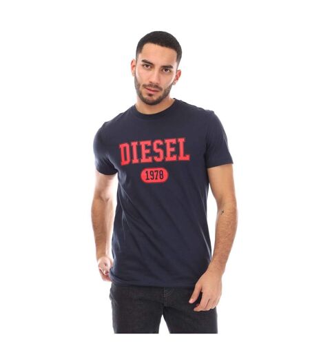 Mens T-diegor 1-a T-shirt Navy Diesel