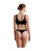 Womens/ladies Structured Scoop Neck Bralette Black Wolford-3