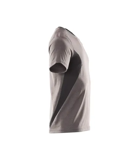 T-shirt Motif/style Détail Contrasté Accelerate Homme Anthracite Foncé Noir Mascot