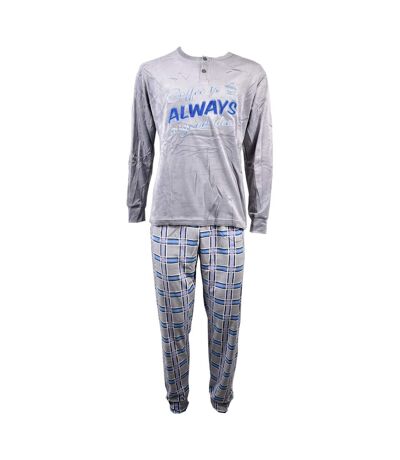 Pyjama Homme Long SWEET SECRET Q2733 POLAIRE GRIS