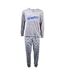 Pyjama Homme Long SWEET SECRET Q2733 POLAIRE GRIS-1