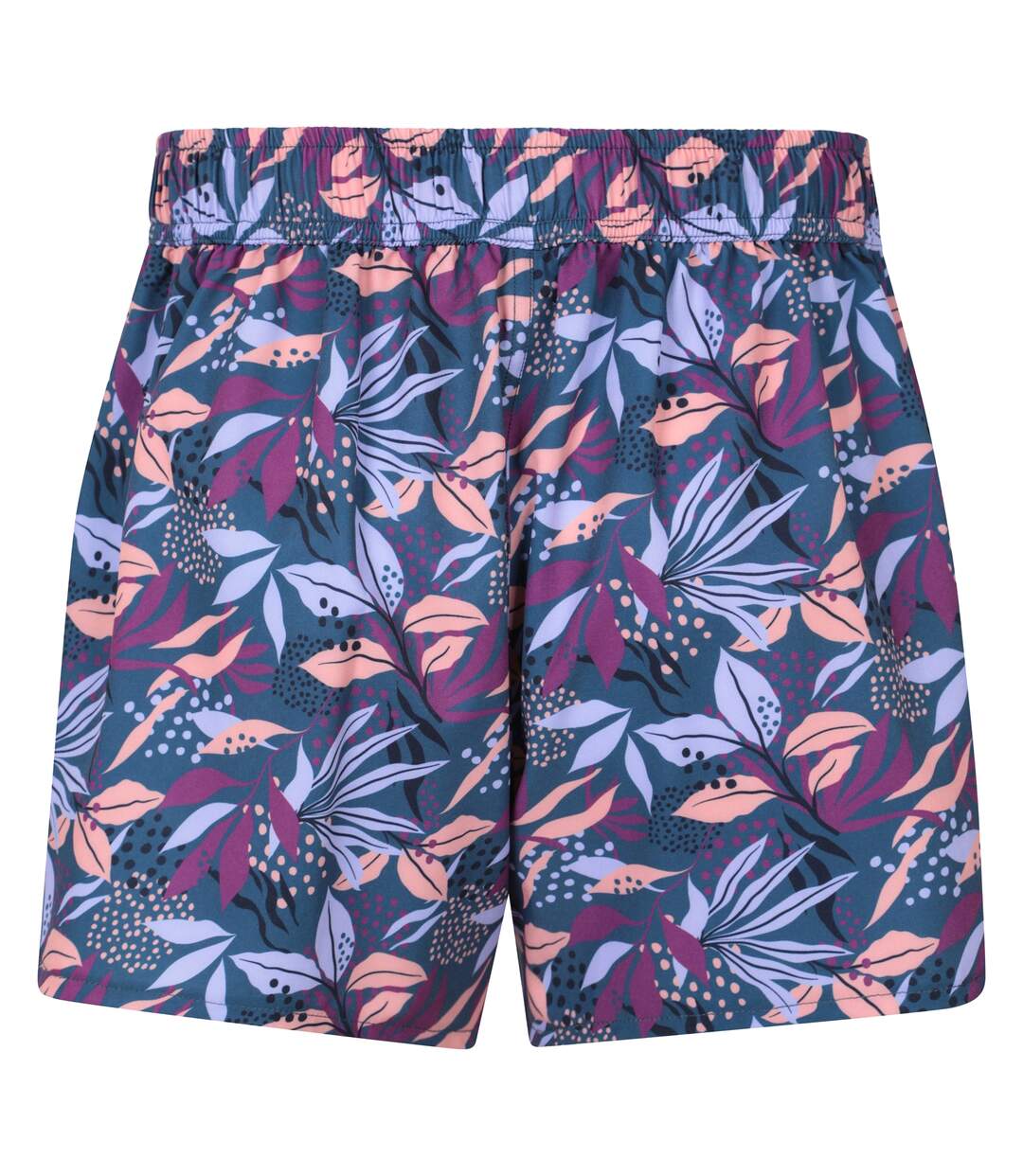 Womens/ladies stretch patterned boardshorts purple Mountain Warehouse-2