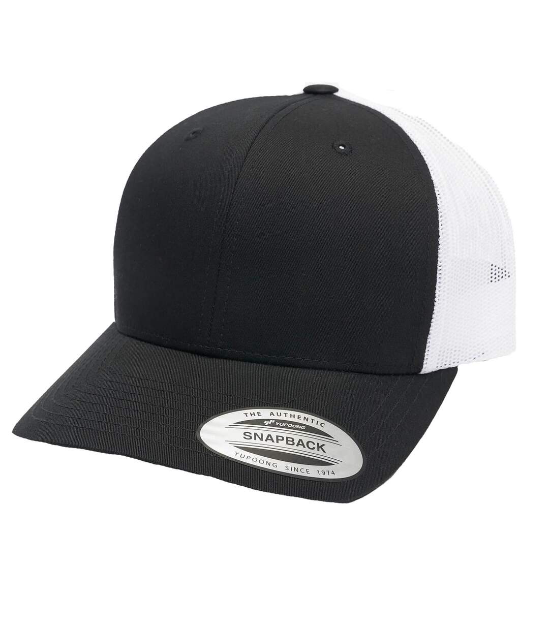 Casquette Trucker Noir Blanc Flexfit-1