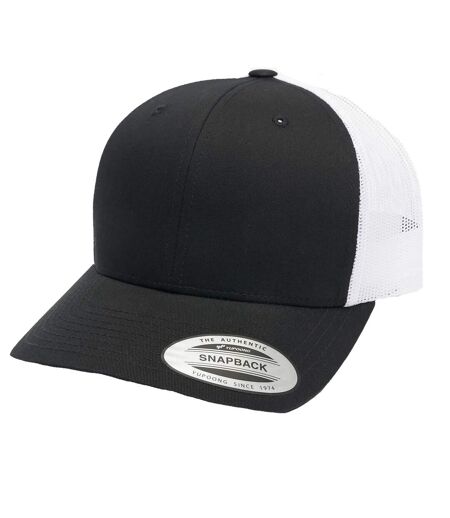 Casquette Trucker Noir Blanc Flexfit