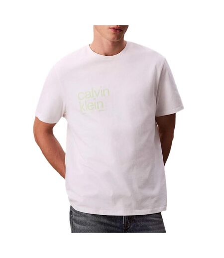 T-Shirt blanc  homme calvin klein jeans lv04rd810g