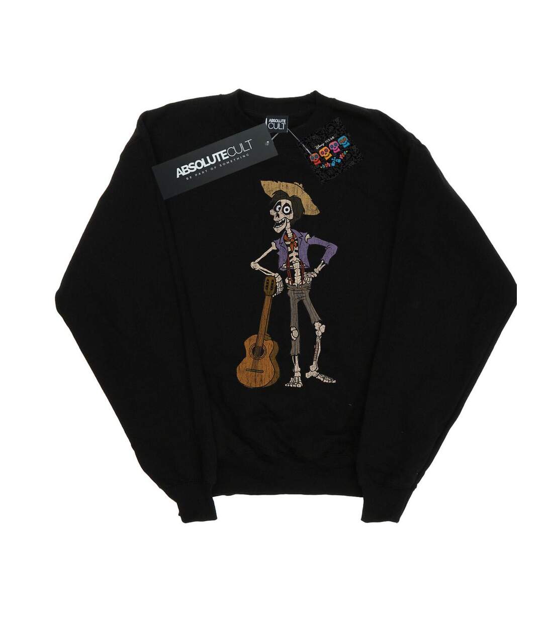 Disney Sweat-shirt Womens/Ladies Coco Hector With Guitar (Noir) - UTBI12266-1