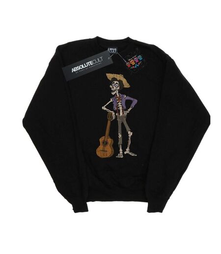 Disney Sweat-shirt Womens/Ladies Coco Hector With Guitar (Noir) - UTBI12266
