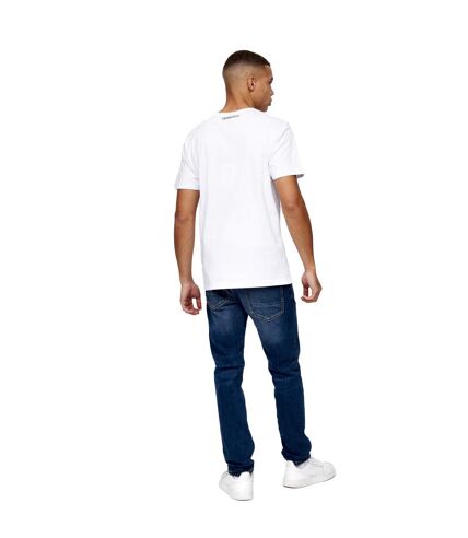 Crosshatch Mens Sullivan T-Shirt (White)
