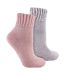 2 Pack Soft Warm Merino Wool Slipper Socks for Ladies-1