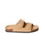 Womens/ladies felicity lightweight sliders taupe Dorothy Perkins