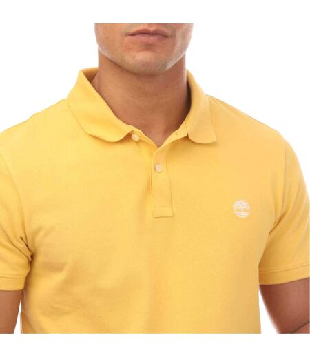 Polo Manches Courtes Oyster River Homme Jaune Timberland