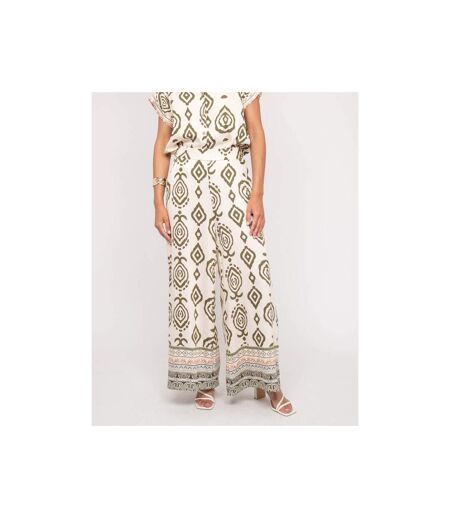 Pantalon palazzo motifs EDMIRA - Dona X Lisa