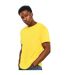 T-shirt Manches Courtes Homme Jaune Casual-1