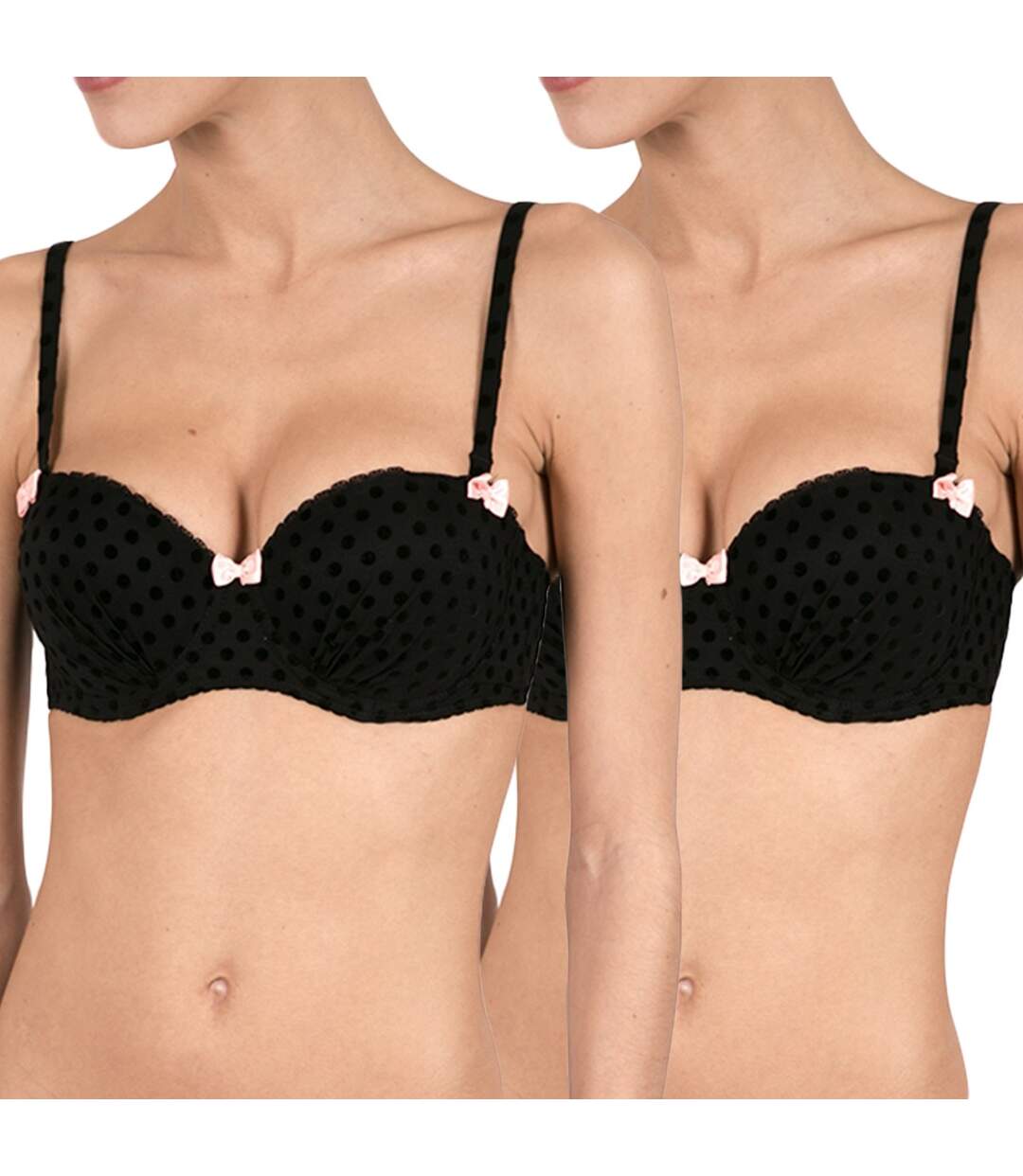 Soutien-gorge push-up femme lot de 2