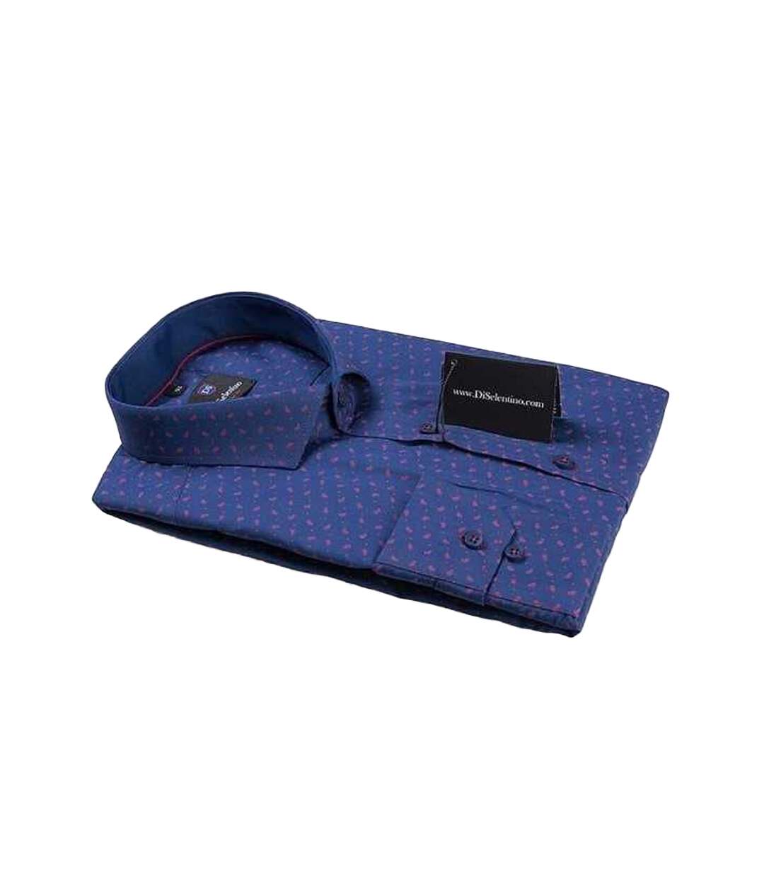 Chemise Tenerife Homme Bleu Marine Di Selentino-2