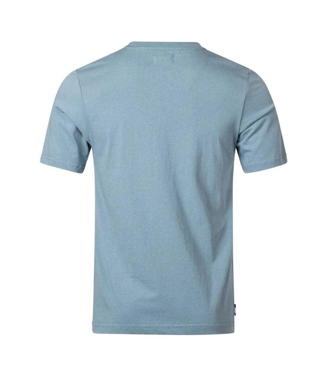 T-shirt Sport Motif À Carreaux Homme Bleu Aquascutum-2