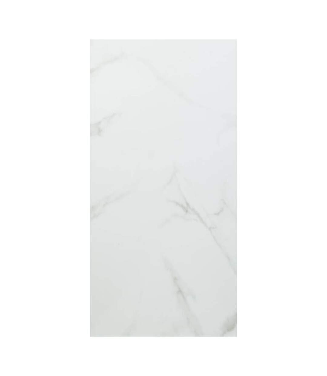 Lot de 4 Panneaux Effet Marbre Bano 30x60cm Blanc-2