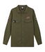 Mens slayer military overshirt khaki green Amplified-1