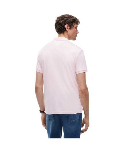 Mens Interlock Polo Shirt Pink Tommy Hilfiger