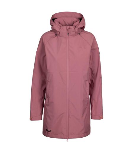 Womens/ladies Lucille Dlx Waterproof Jacket Light Mulberry Trespass