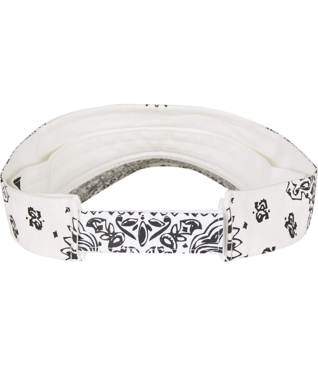 Visière Motif/style Cachemire Blanc Flexfit-2