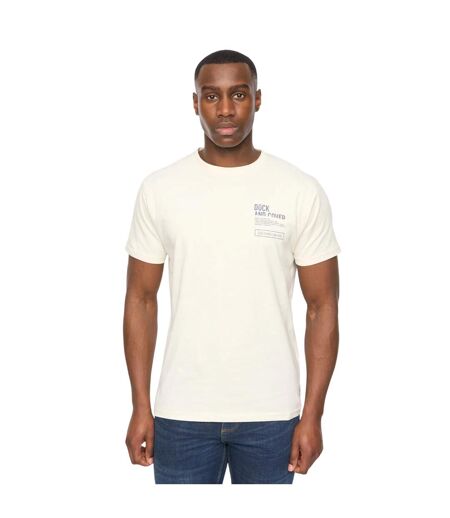 T-shirt seamtext homme blanc cassé Duck and Cover