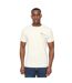T-shirt seamtext homme blanc cassé Duck and Cover-1