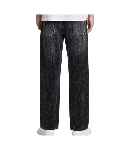 Pantalon velours côtelé noir homme teddy smith york velvet