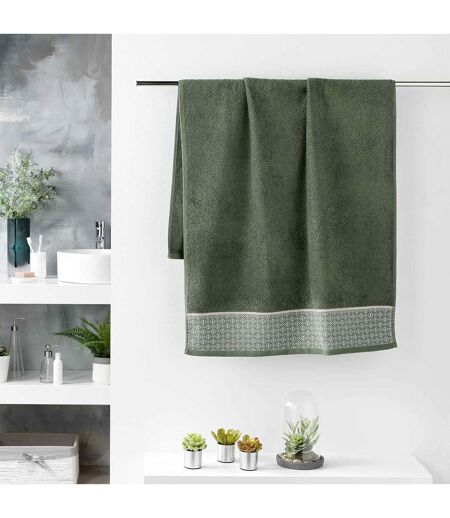 Drap de Douche Jacquard Belina 70x130cm Kaki
