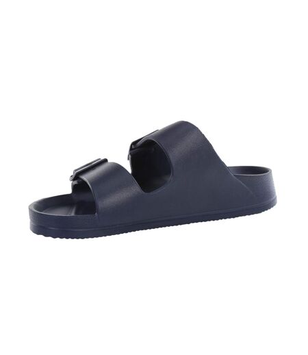 Mens brooklyn dual straps sandals dark denim Regatta