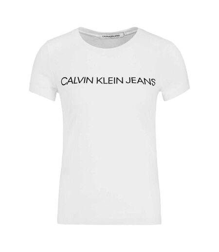 T-shirt Femme Blanc Calvin Klein