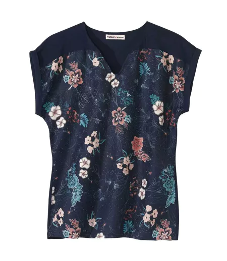 T-shirt femme bleu marine Atlas For Women