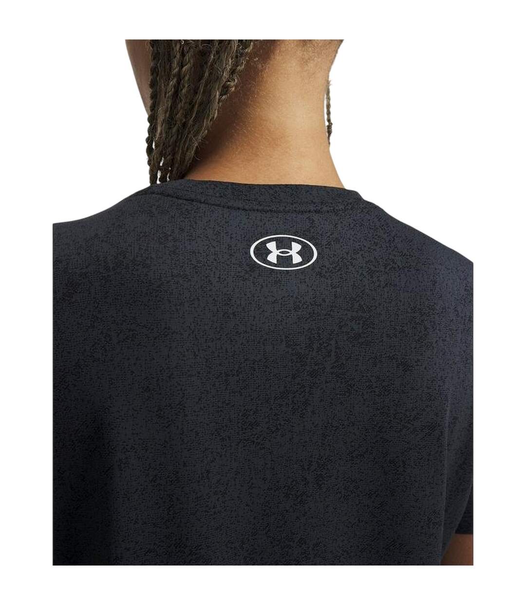 T-shirt Motif/style Tech Femme Noir Under Armour-3