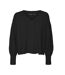 Pull noir femme vero moda jupiter-1