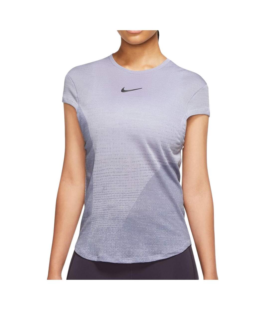 T-shirt de Running Mauve Femme Nike Run - M-1